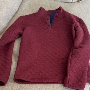 Boy’s Burgundy Quilted Sweater
